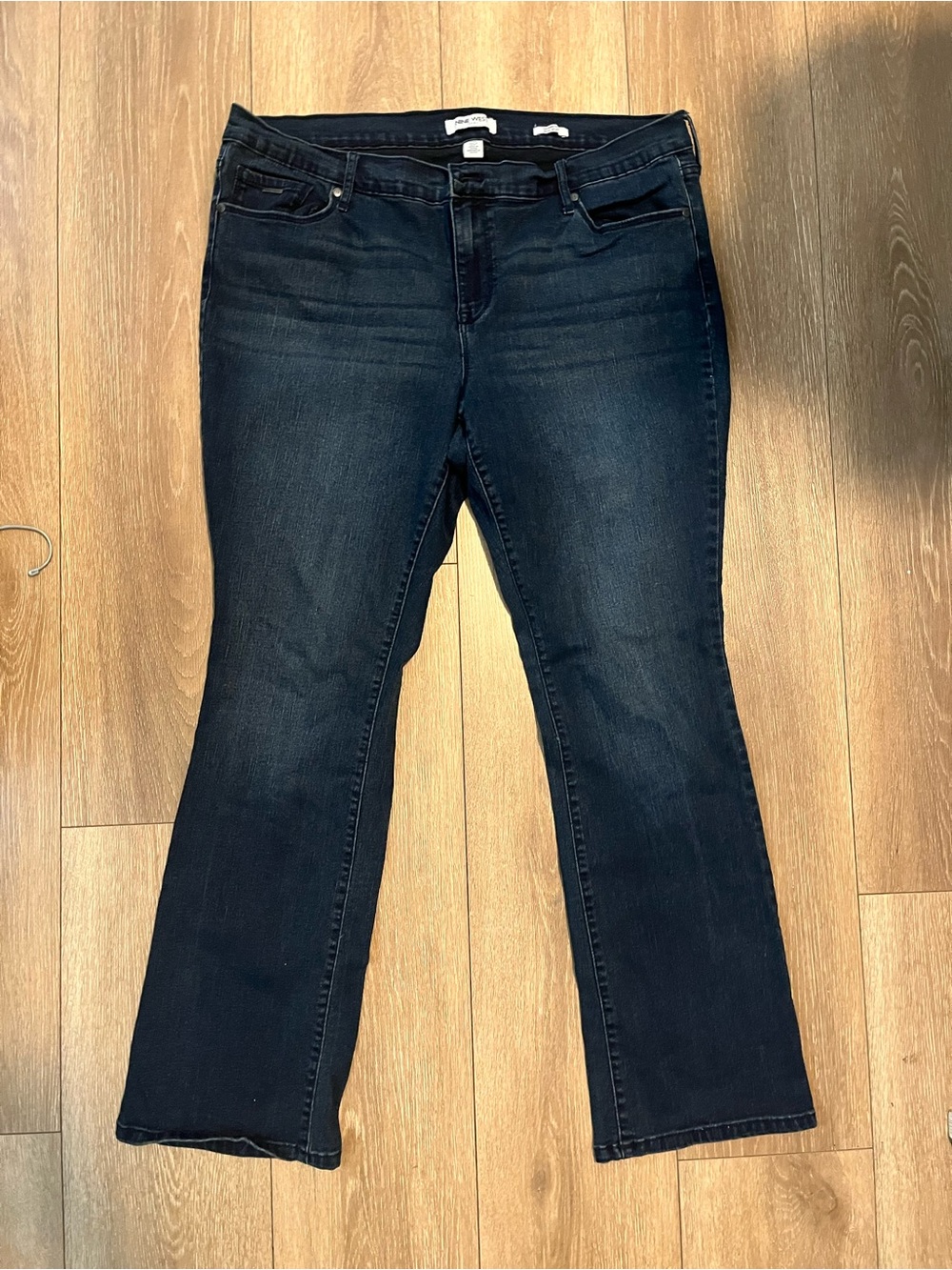 Nine West Dark Indigo Flare Jeans for Women